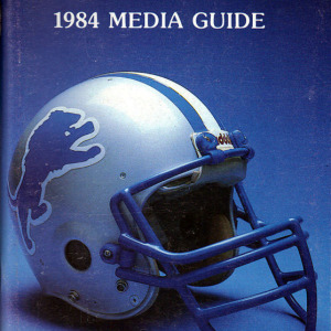 1984 Detroit Lions media guide