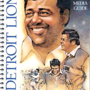 1989 Detroit Lions media guide