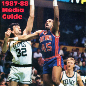 1987-88 Detroit Pistons media guide