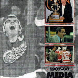 1987-88 Detroit Red Wings media guide