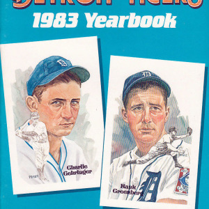 1983 Detroit Tigers yearbook
