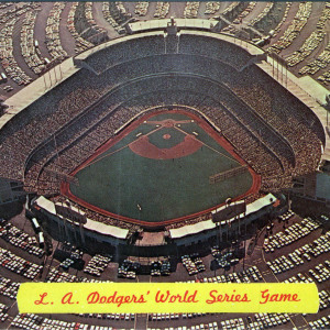 Dodger Stadium Postcard