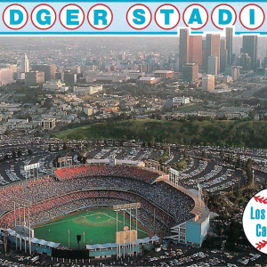 Dodger Stadium Postcard