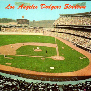 Dodger Stadium Postcard