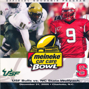 2005 Meineke Car Care Bowl program