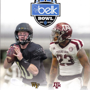 2017 Belk Bowl program