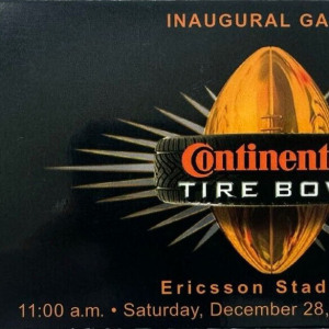 2002 Continental Tire Bowl ticket