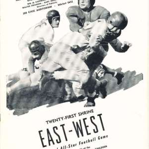 1946 East-West Shrine Game media guide