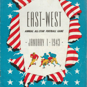 1943 East-West Shrine Game program