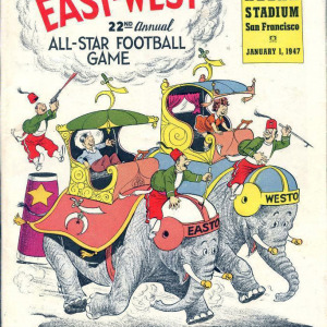 1947 East-West Shrine Game program