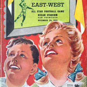 1951 East-West Shrine Game program