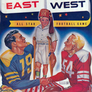 1954 East-West Shrine Game program