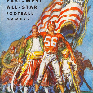 1956 East-West Shrine Game program