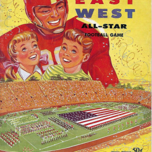 1957 East-West Shrine Game program