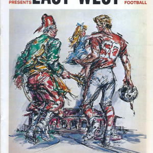 1972 East-West Shrine Game program