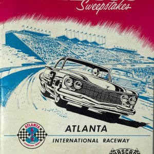 1960 Dixie 300 program