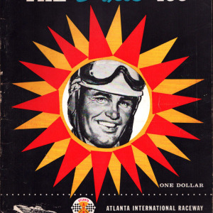 1961 Dixie 400 program
