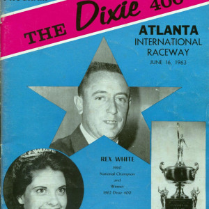 1963 Dixie 400 program
