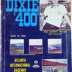1965 Dixie 400 program