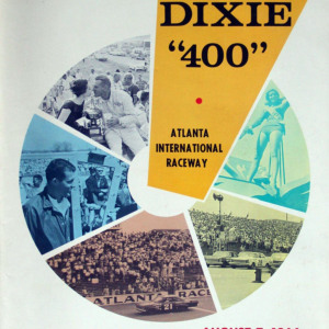 1966 Dixie 400 program