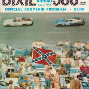1969 Dixie 500 program