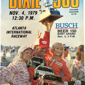 1979 Dixie 500 program