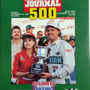 1989 Atlanta Journal 500 program
