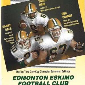 1990 Edmonton Eskimos media guide