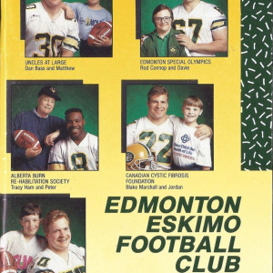 1991 Edmonton Eskimos media guide