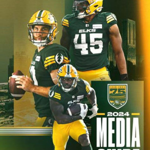 2024 Edmonton Elks media guide