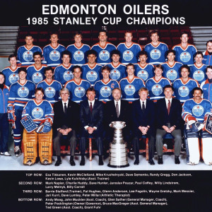 1984-85 Edmonton Oilers Team Photo