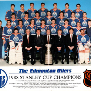 1987-88 Edmonton Oilers Team Photo