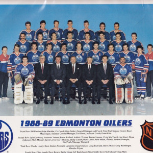 1988-89 Edmonton Oilers Team Photo