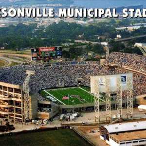 Jacksonville Municipal Stadium postcard