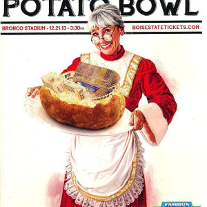 2013 Famous Idaho Potato Bowl program