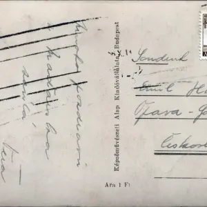 1954 Budapest Népstadion postcard