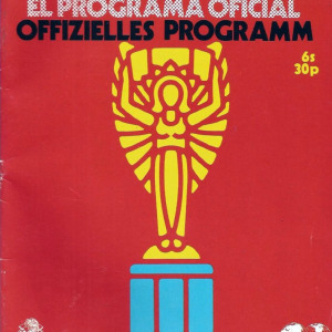 1970 FIFA World Cup program