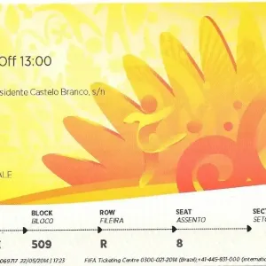 2014 FIFA World Cup ticket