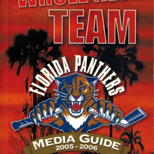2005-06 Florida Panthers media guide
