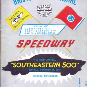 1961 Southeastern 500 program