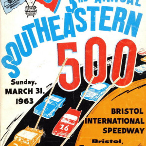 1963 Southeastern 500 program
