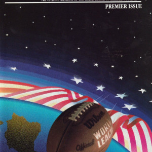 1991 WLAF Game Time Magazine