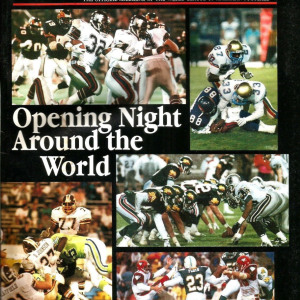 1991 WLAF Game Time Magazine