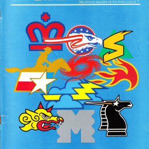 1992 WLAF Game Time Magazine