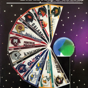 1992 WLAF Game Time Magazine