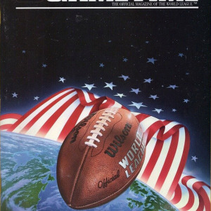 1992 WLAF Game Time Magazine