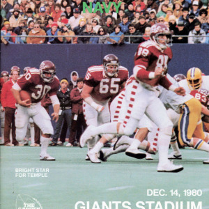 NCAA Bowl Game Program: 1980 Garden State Bowl