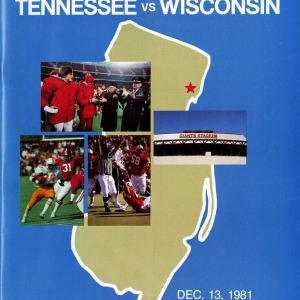 NCAA Bowl Game Program: 1981 Garden State Bowl