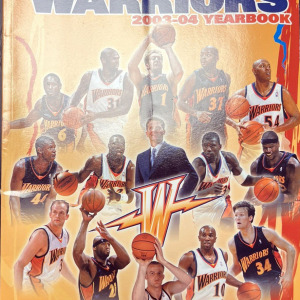 2003-04 Golden State Warriors yearbook