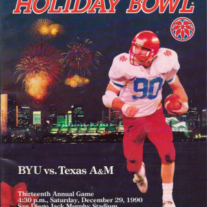 1990 Holiday Bowl program